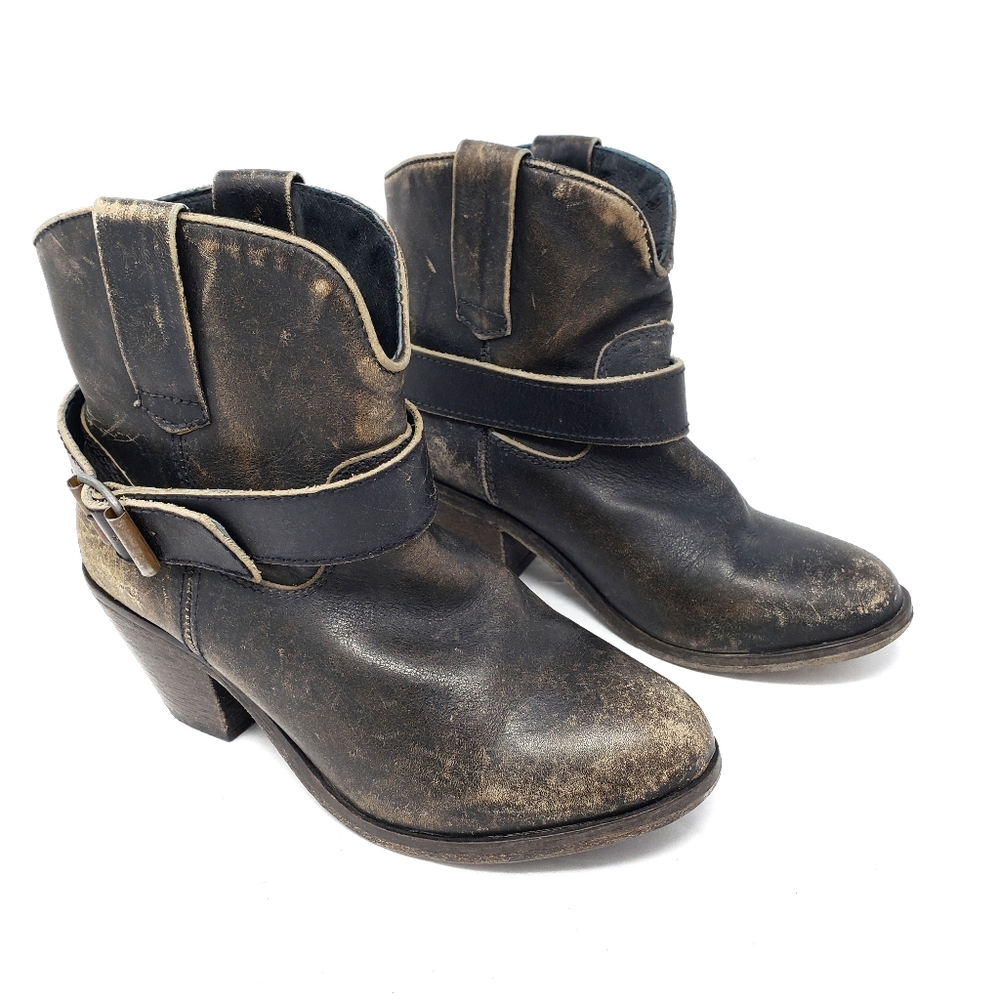 Corral Indie Spirit Black Distressed Leather Boots